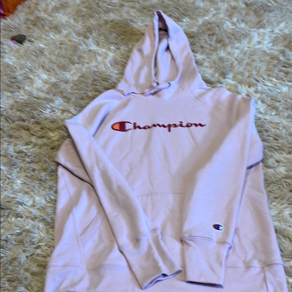 Champion Pink Hooded Sweater